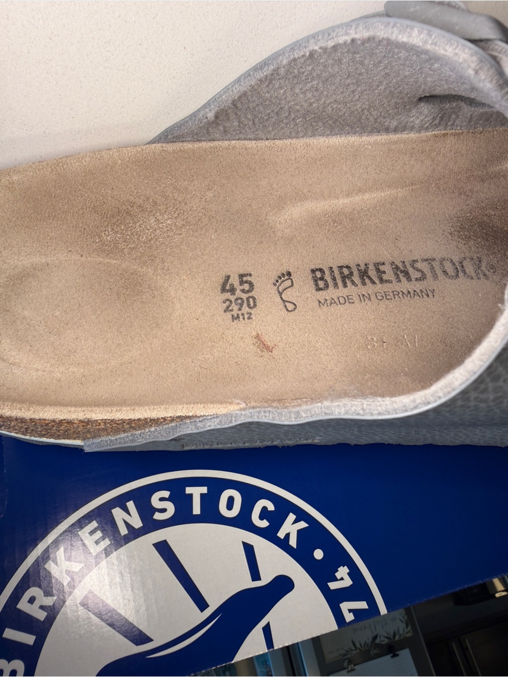 BIRKENSTOCK - Arizona BS Sandal in Desert Soil Grey - Men’s Size 12/45 - Picture 14 of 14